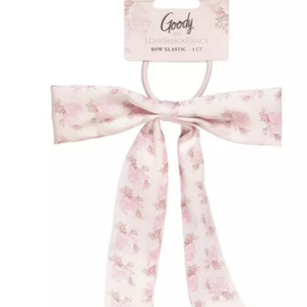 Goody x LoveShackFancy Ruffle Bow Hair Clip - Rosa Beaux BRAND NEW‎ *SHIPS FAST*